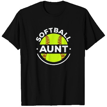 Discover Softball Aunt Softball Player Pitcher Catcher T Shirts