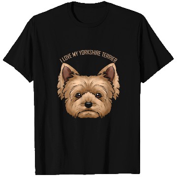 Discover Dog Lover - I Love My Yorkshire Terrier T Shirts