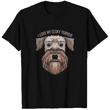 Discover Dog Lover - I Love My Cesky Terrier T Shirts