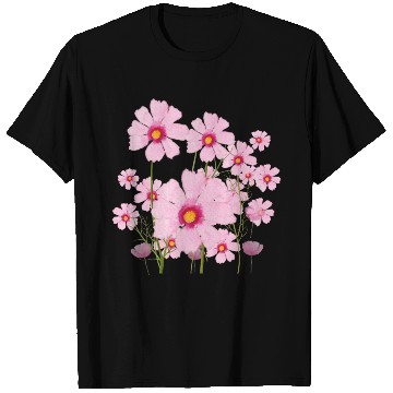 Discover pink bouquet painted with watercolor T Shirts