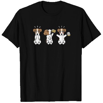 Discover Jack Russell Terrier Beer Lover T Shirts