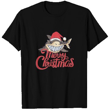 Discover Cute Shark Cheeky In The Ocean For Christmas X-mas T Shirts