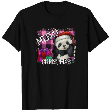 Discover merry Christmas panda T Shirts