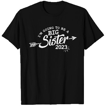 Discover Going to be a Big sister 2023 pregnancy baby girls T Shirts