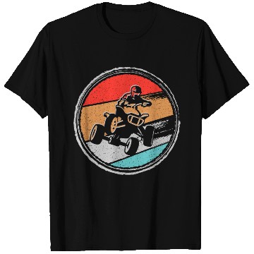 Discover Quad Biker Vintage Graphic 4 wheeler ATV T Shirts