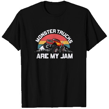 Discover Monster Trucks Are My Jam Vintage Retro T Shirts