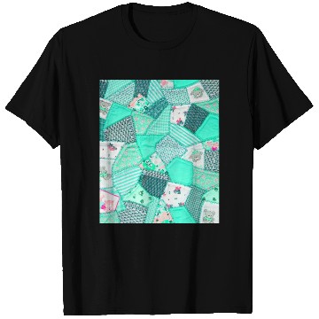 Discover Green Baby Patchwork Sarilmak Pattern Teddy Bear T Shirts