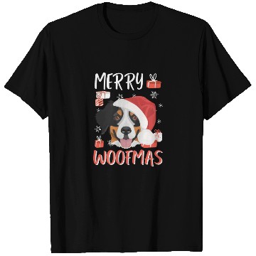 Discover Bernese Mountain Dog Merry Christmas T Shirts
