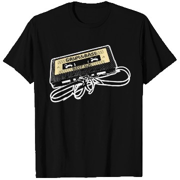 Discover Drum and Bass Music Lover Gift Old Cassette Tape B T Shirts