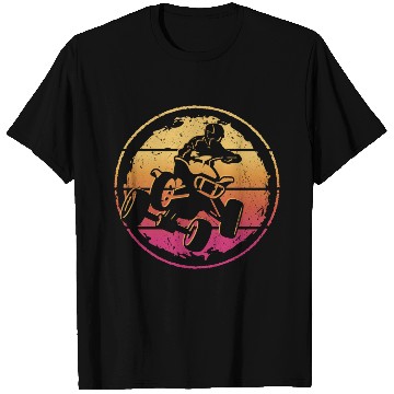 Discover ATV Biker Vintage Motocross 4 wheeler Quad T Shirts