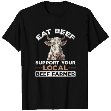 Discover Cattle Farming Cow Agriculture Beef Lover T Shirts