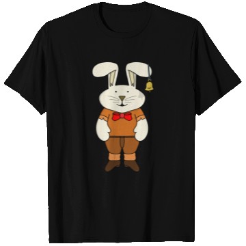 Discover Bunny with a bell in his ear T Shirts