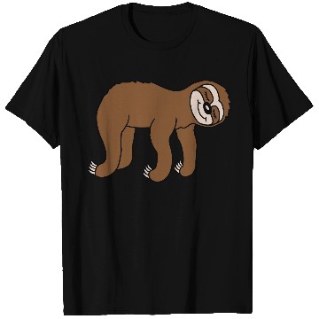 Discover Lying tired sloth sleeping T Shirts