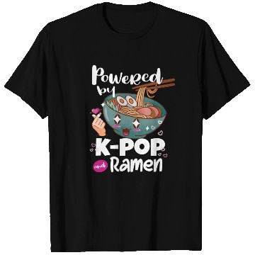 Discover Powered By Kpop And Ramen T Shirts