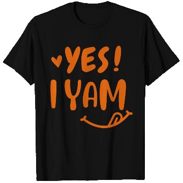 Discover I yam my sweet potato for matching couple T Shirts