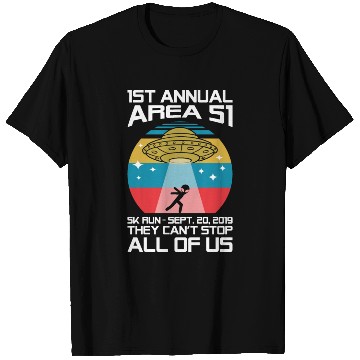 Discover It's Annual Area 51 Alien UFO T Shirts
