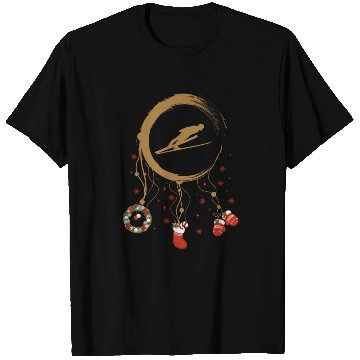 Discover Winter dreamcatcher Christmas Ski jumping T Shirts