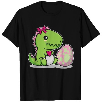 Discover Big sister Cute dino with egg siblings boy girl T Shirts