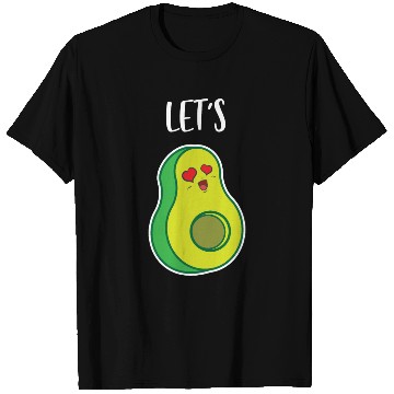 Discover Couple Matching Avocado Let's Cuddle Romantic Gift T Shirts