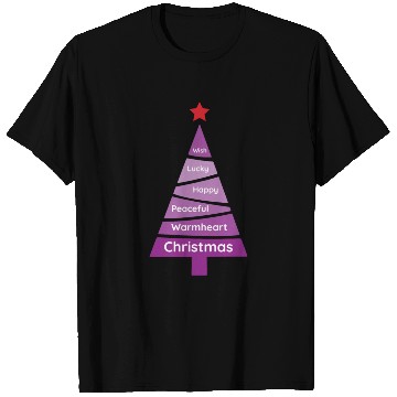 Discover Minimalist Fandango Purple Christmas Pine T Shirts