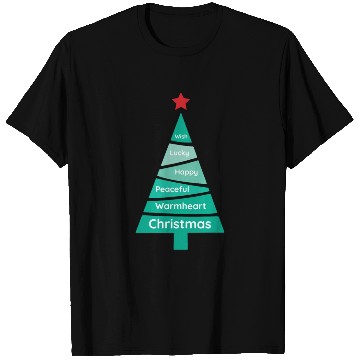 Discover Minimalist Jungle Green Christmas Pine T Shirts