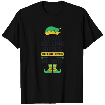 Discover Real Estate Agent Christmas Elf Team I Love T Shirts