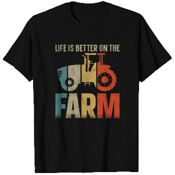 Discover Farming Farmer Vintage Tractor T Shirts