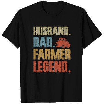 Discover Farming Farmer Dad Father Vintage T Shirts