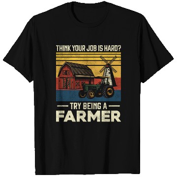 Discover Farming Farmer Vintage Tractor T Shirts