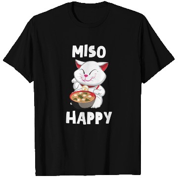 Discover Miso Happy Funny Japanese Cat Miso T Shirts