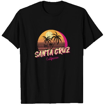 Discover Retro Santa Cruz California T Shirts