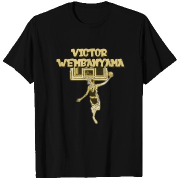 Discover VICTOR WEMBANYAMA FRENCH BASKETBALL PLAYER DRAFT T Shirts