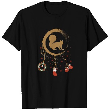 Discover Winter dreamcatcher Christmas Squirrel T Shirts