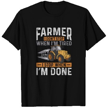 Discover Farming Farmer Vintage Tractor T Shirts