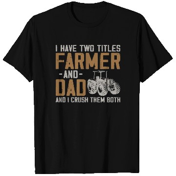 Discover Farming Farmer Dad Father Vintage T Shirts
