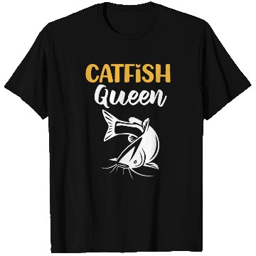 Discover Catfish Queen Funny Fishing Catfishing T Shirts