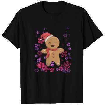 Discover Sweet gingerbread with flowers T Shirts