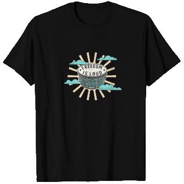 Discover Bongo Drum Freedom Is Loud Music Lover T Shirts