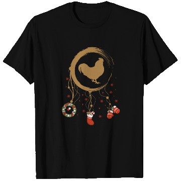 Discover Winter dreamcatcher Christmas Rooster T Shirts