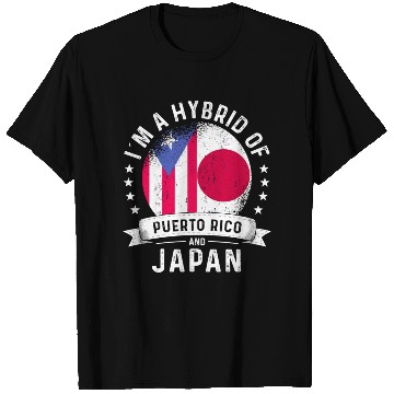 Discover Puerto Rico Flag Japan Grown Country Flags T Shirts