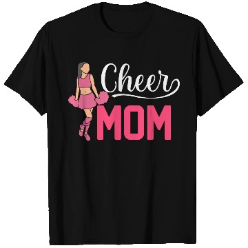 Discover Womens Cheer Mom Gymnastics Cheerleading Mom Squad T Shirts