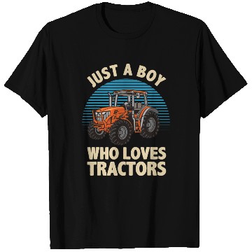 Discover Just A Boy Who Loves Tractors Cool Tractor T Shirts