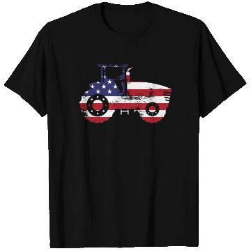 Discover Farming Farmer American Flag Us T Shirts