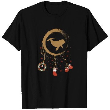 Discover Winter dreamcatcher Christmas Dolphin T Shirts