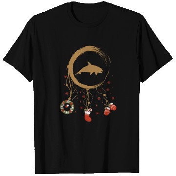 Discover Winter dreamcatcher Christmas Orca T Shirts