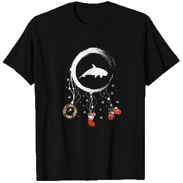 Discover Winter dreamcatcher Christmas Orca T Shirts