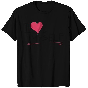 Discover i love me heart text saying T Shirts