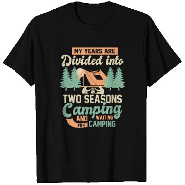 Discover Camping hiking nature adventure T Shirts