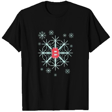 Discover Snowflake In Winter On Christmas With Bitcoin T Shirts