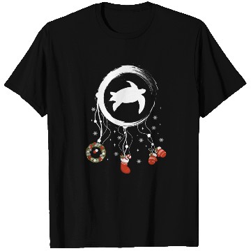 Discover Winter dreamcatcher Christmas Sea turtle T Shirts